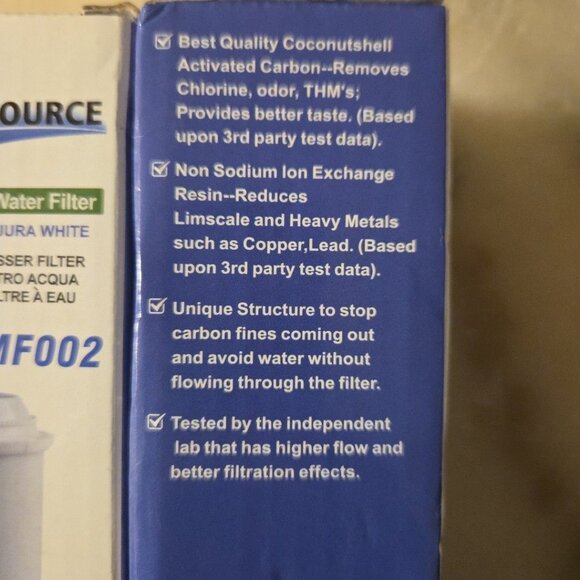 2 Pack Spring Source Coffee Machine Water Filter CMF001 New Jura Blue Compatible - Picture 7 of 8